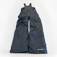 Columbia Unisex Youth Black Snowslope II Bib Winter Ski Snowpants Size M SG8394
