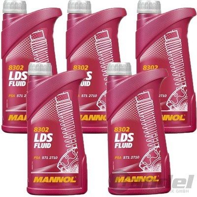 5L LITER LDS HYDRAULIK-ÖL orange FLUID passend für CITROEN HYDRActive 3