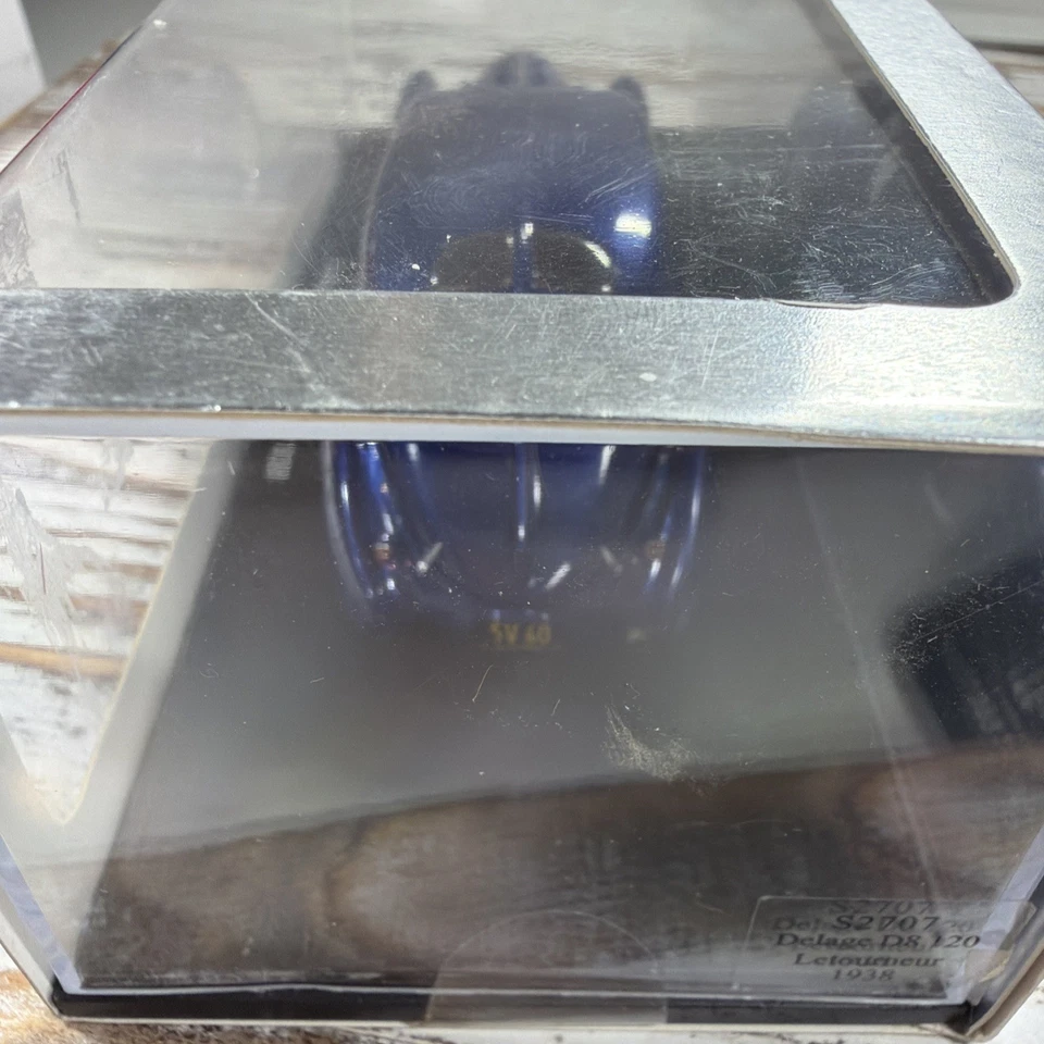 DELAGE D8 120 LETOURNER 1938 1/43 RESIN CAR MODEL BY SPARK S2707 Nib - Image 4 of 4