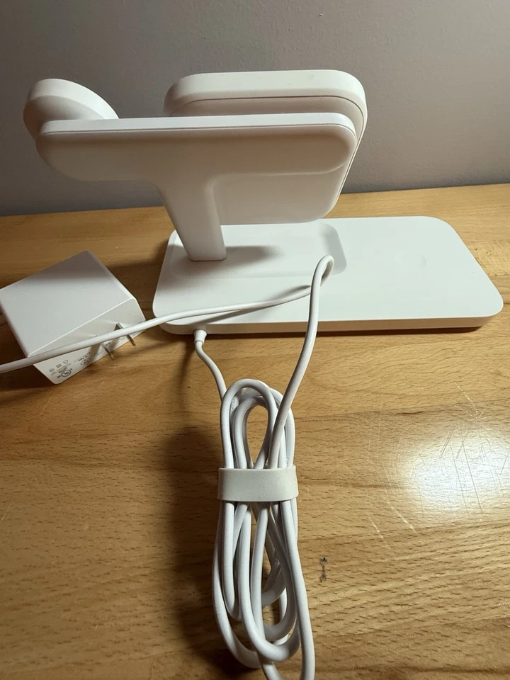 LogitechPower Soporte Inalámbrico 3 en 1 Base de Carga Blanco Reloj Teléfono iPod Blanco Foto 4 de 4