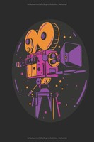 Retro Vintage Filmkamera Notizbuch FüR Filmemacher A5 120 Seiten