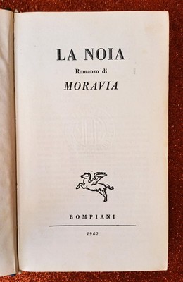 Alberto Moravia - La Noia - Opere complete n.12 - 14ª edizione - Bompiani 1962