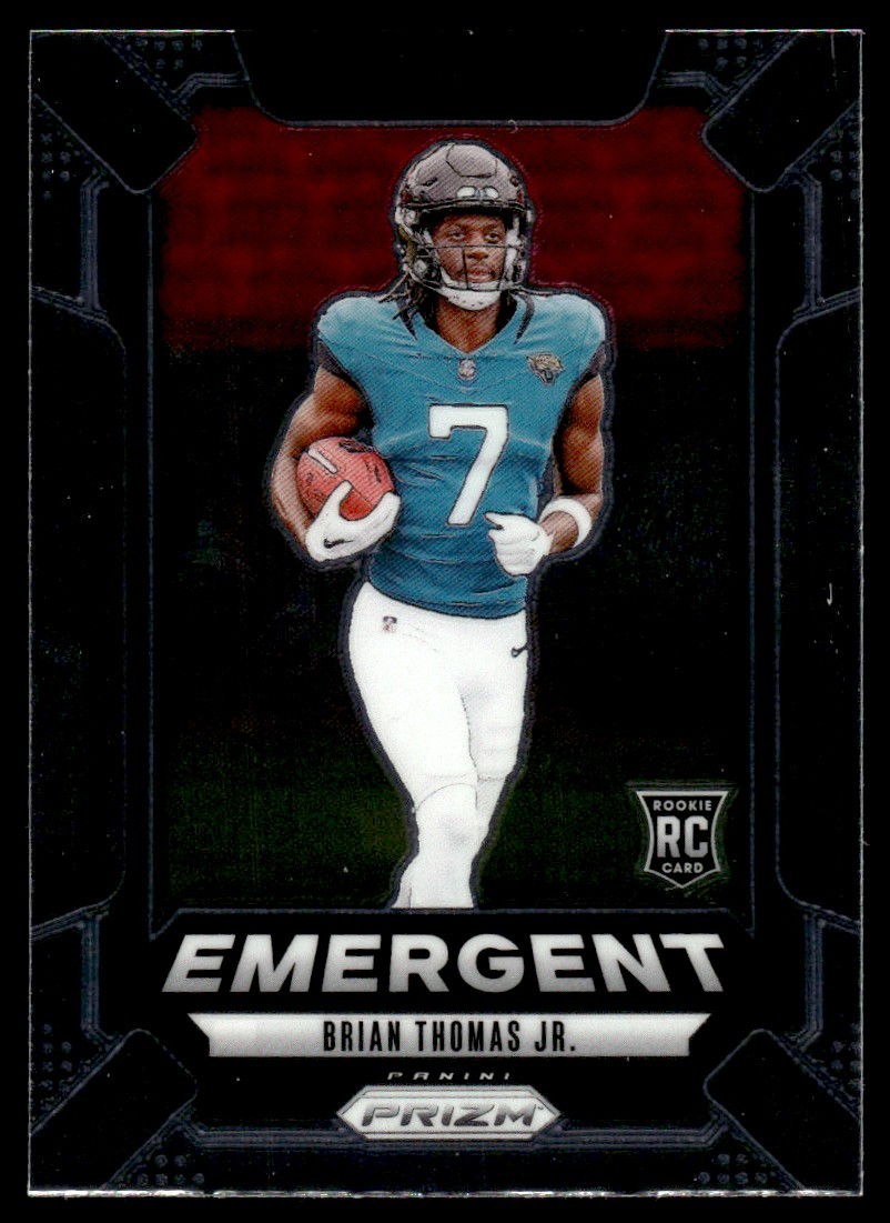 2024 Panini Prizm Emergent Brian Thomas Jr. Rookie Jacksonville Jaguars #12