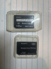 Lot Of 2 Sony PSP 1 GB 32 MB Memory Stick PRO Duo Card Stick 