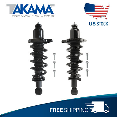 2 pcs TAKAMA Complete Rear Strut Coil Spring Set Kit For 14-20 ACURA MDX
