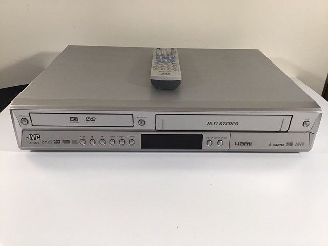 JVC DRMV7SU DVD Recorder/VCR Combo With Remote HDMI Output Tested