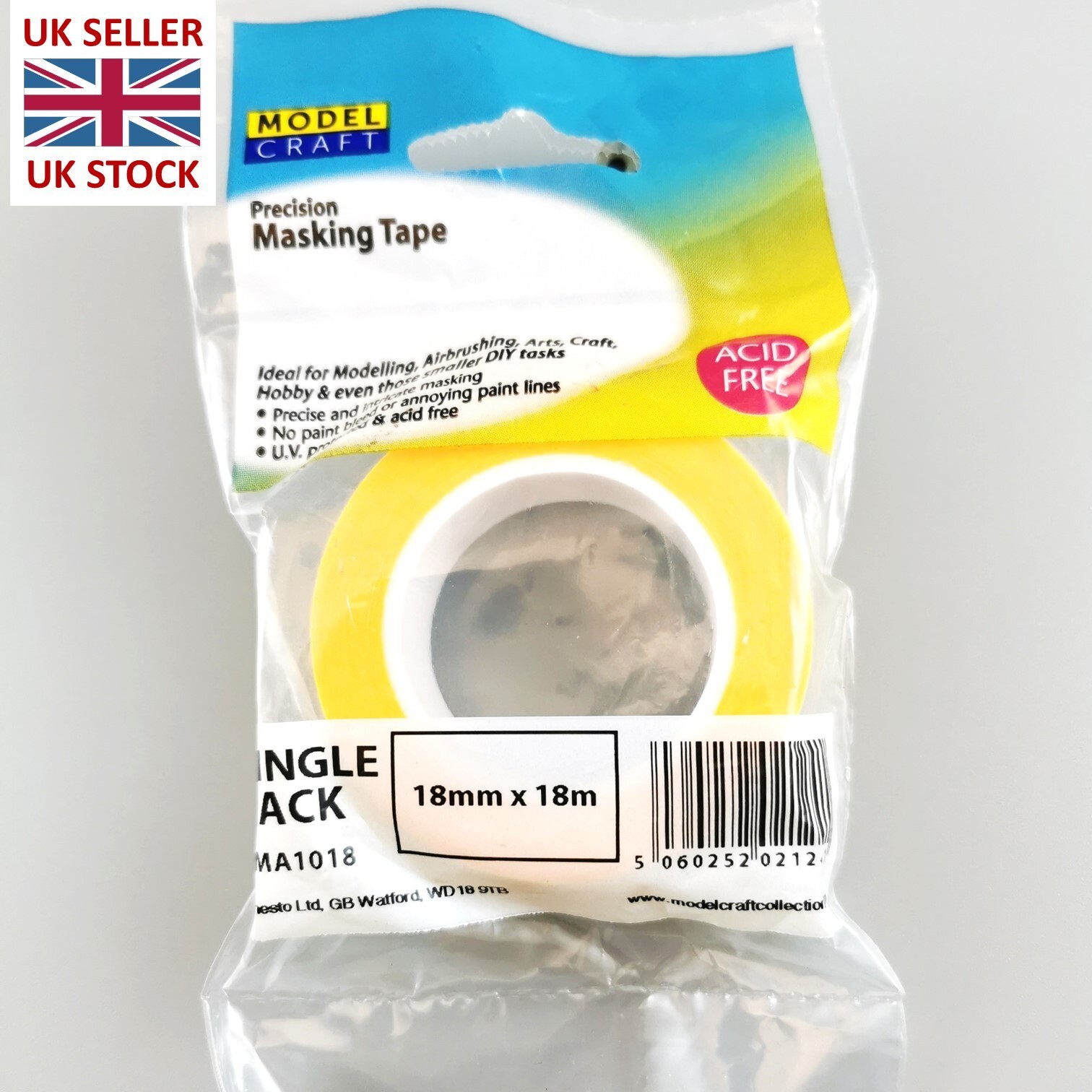 Model Craft Precision Masking Tape 18mm x 18m