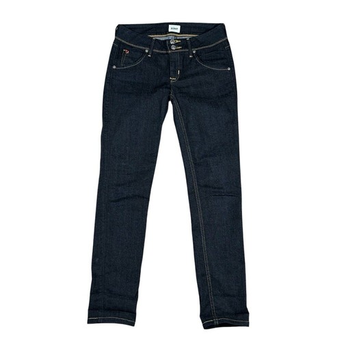 Hudson Collin Midrise Skinny Jeans Dark Wash Stretch Flap Pockets Size 26 - Picture 4 of 14