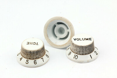 Aged ST Knobs Parchement fits to Strat  ''Art of Aging'' Series Europes No.1