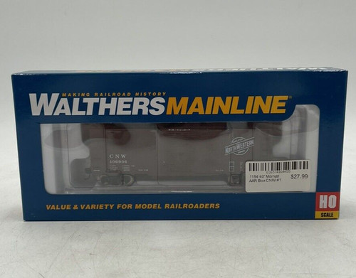 Coche de carga Walthers Mainline HO Chicago y North Western 40' AAR 1948 modernizado 1184 | Zustand: New