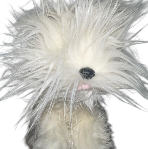 Russ Berrie Scruffy Plush Maggie Puppy Dog Shaggy Furry 16" Stuffy Plushy w/ Tag - Picture 9 of 16