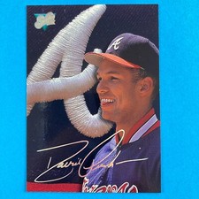 David Justice 1993 Leaf Studio Card #173 MLB AtlantaBraves