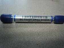 OSG. #39 x 2-1/4" OAL Carbide 118° Screw Mach Drill, Carbide