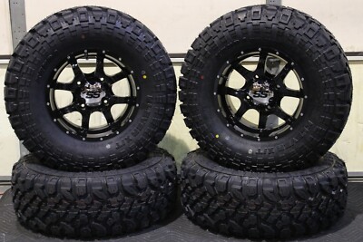 HONDA PIONEER 1000 28'' KLEVER X/T RADIAL ATV TIRE 14'' COBRA BLK WHEEL KIT 13710K