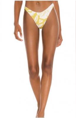 L*SPACE Rylee Itsy Bikini Bottom In Havana Blooms  Women s Size Medium