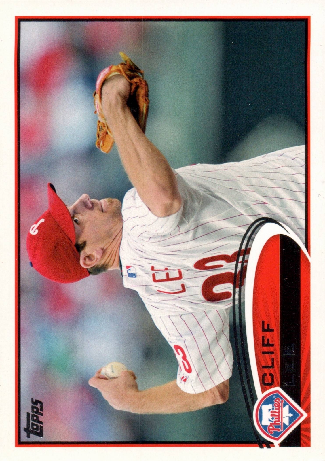 2012 Topps Philadelphia Phillies # PHI6  Cliff Lee Philadelphia Phillies