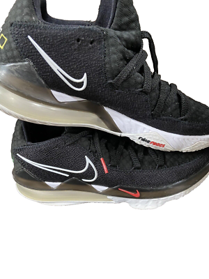 lebron 17 low black white multicolor