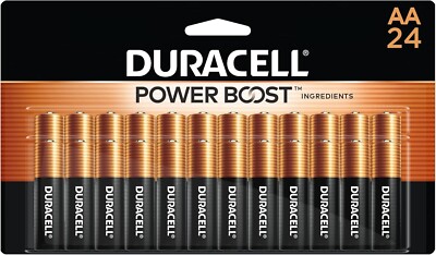 Duracell Coppertop AA Batteries with Power Boost Ingredients, 24 Count Pack
