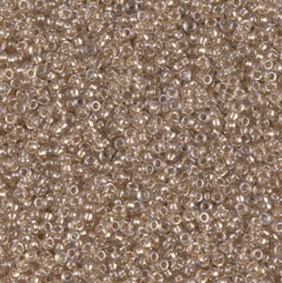 Miyuki Seed Beads 15/0 - Sparkle Beige Lined Crystal