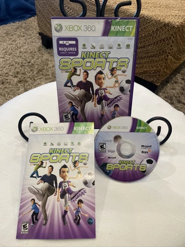 Kinect Sports (Xbox 360, 2010) CIB! Complete! W/ Manual! Works! Fun Game!