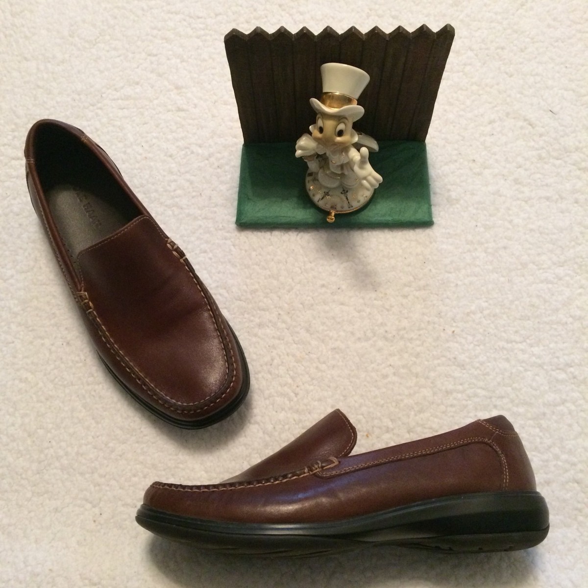 COLE HAAN Keating Venetian II Shoes. Loafers Chestnut 
