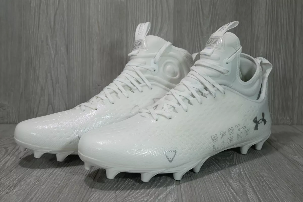 Under Armour Spotlight Lux MC 2.0 Mens Football Cleats 11 14 White 3026480 100