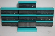 11 Bell  Howell Micro-Mount 35mm Master Forty Slide Trays 40 Turquoise