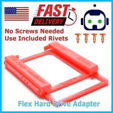 2.5inch to 3.5inch SSD HDD Hard Disk Drive Plastic Adapter Mount Holder For PC