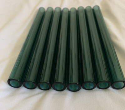 Glass Pipe 12-Pack 4\ Glass Tube Stems - 12mm OD Borosilicate Tubing With Cleaning Brushes (2mm Thick Wall) Glass Oil Burner Pipe Glass Pipe 12-Pack 4\ Glass Tube Stems - 12mm OD Borosilicate Tubing With Cleaning Brushes (2mm Thick Wall) Glass Oil Burner Pipe