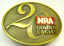 National Rifle Association NRA Golden Eagles Belt Buckle