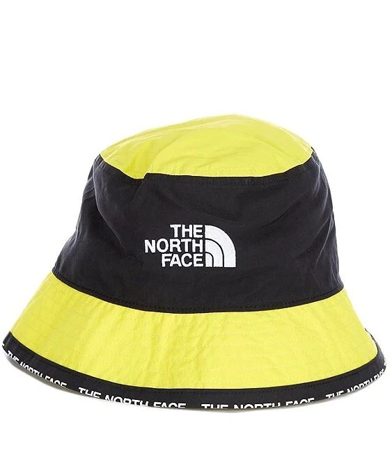 The North Face Men's S / M Cypress Bucket Hat TNF Acid Yellow Brim Edge Logo