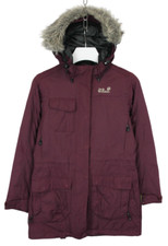 JACK WOLFSKIN Microguard Texapore Jacket Women's XS Hooded Padded Mid Length