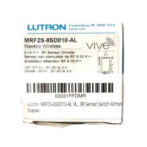 Lutron MRF2S-8SD010-AL Maestro Occupancy Motion Sensor Light Switch Almond Color - Image 4 of 4