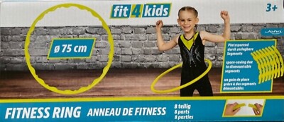 fit4kids Gymnastik Hula Hoop Reifen-Hüpfball-Fitness Ball-Springseil mit Zähler 