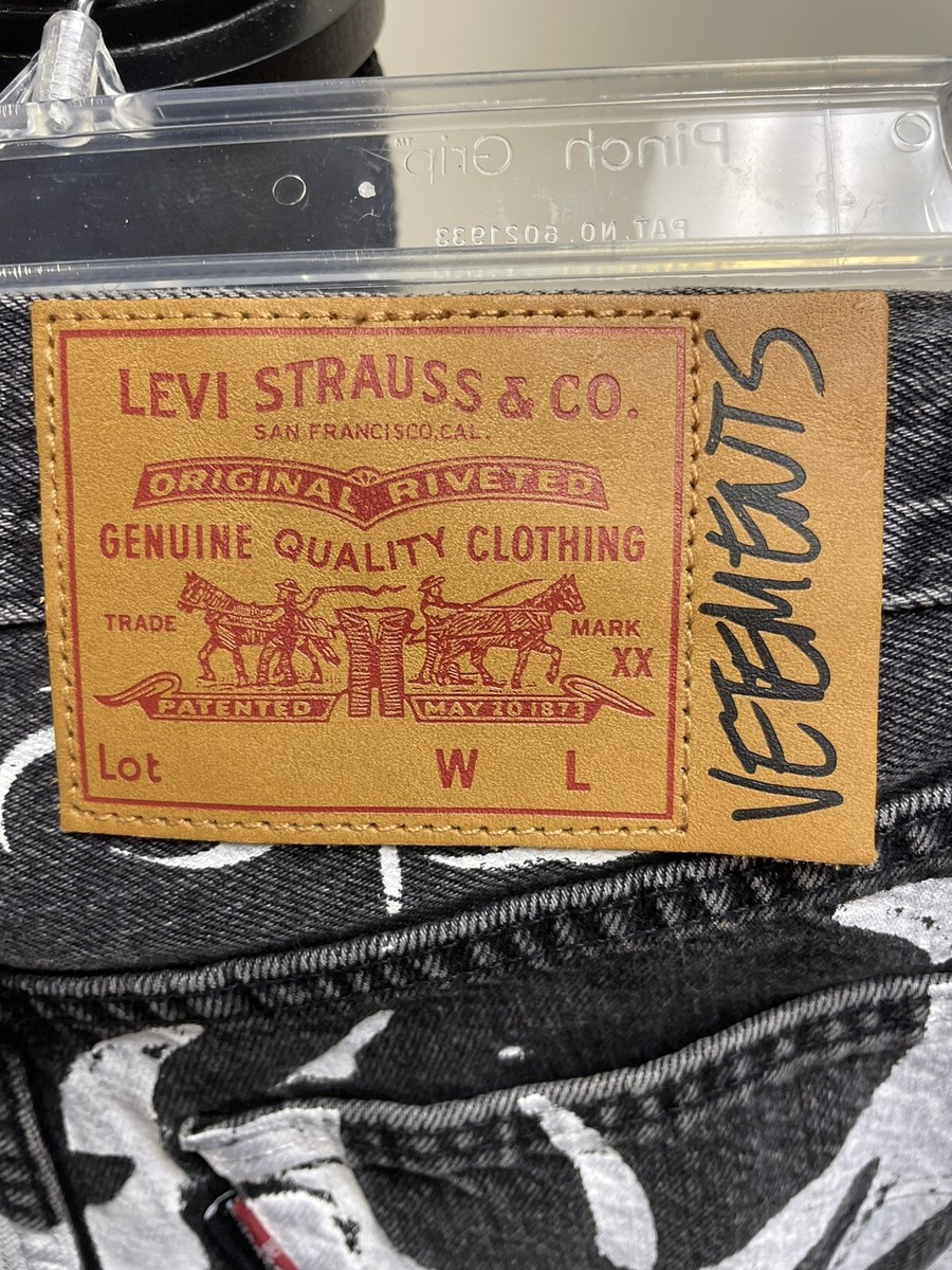 Vetements Women's Traibal Jean Black Denim | eBay
