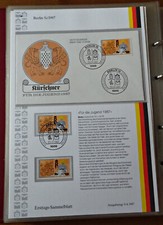Berlin ETSB 5c / 1987 ERSTTAGS SAMMELBLATT Briefmarken F&uuml;r die Jugend 1987