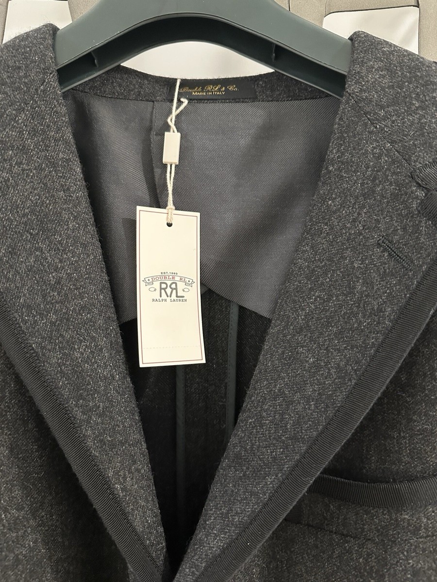 【美品】RRL DUPRE sports coat Sサイズ RRL Double RL Ralph Lauren Wool Flannel Suit Jacket Sports