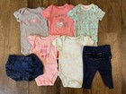 Baby Girl Clothes 0/3 Months Outfits Pants Shorts Shirts Bodysuits Bundle Lot