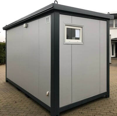 Bürocontainer mit WC und Heizung, Wohncontainer, Büro mit Toilette ...