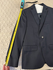 Lauren Ralph Lauren Youth Boys Size 14R navy Blue 2 Button Blazer Sports Coat