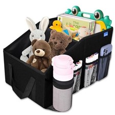 Car Organizer- Car Seat Organizer for Front Seat Back Seat Between Seats, Black