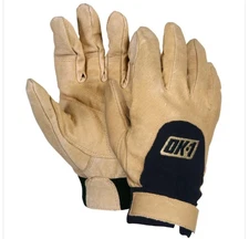 Durable Protective Impact Leather Anti Vibration Mechanics Safety Work Gloves