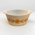 Vintage Pyrex Butterfly Gold Cinderella Casserole Dish 474 B 1.5qt