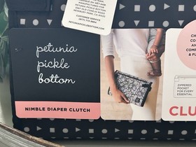 Petunia Pickle Bottom Black Nimble Diaper Clutch/Paci Holder Bundle Neo Geo $85