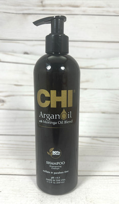 CHI Argan Oil plus Moringa Oil Blend Hair Shampoo 11.5oz