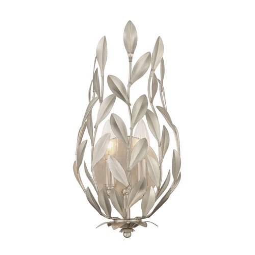 Crystorama Broche 2 Light Sconce, Antique Silver - 561-SA - Picture 1 of 1
