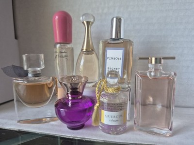 Mini Fragrance travel lot Penhaligon's Quercus Versace Estee Pleasures Jadore 