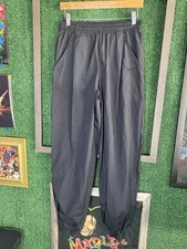 Vintage 90  s Nike Embroidered Windbreaker Black Track Pants Men's Size Medium
