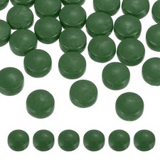 12mm Glass Mosaic Tiles, 300g Iridescent Glass Mosaic Tile Bulk, Dark Green