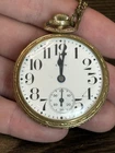 Antique Elgin Pocketwatch Open Face Engraved Case USA Mechanical Movement
